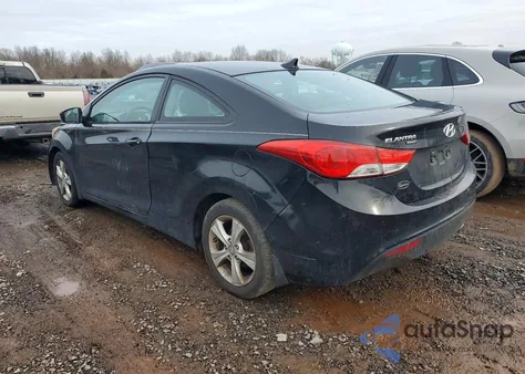 2013 Hyundai Elantra Coupe Gs z USA, uszkodzony, nr VIN KMHDH6AE2DU016279